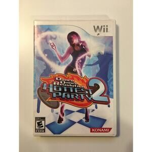 Dance Dance Revolution Hottest Party 2 (Nintendo Wii, 2008) Konami CIB Complete